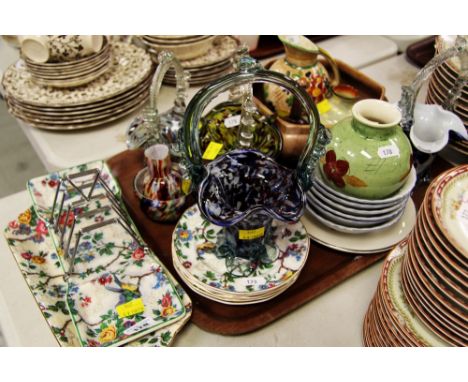 A PARCEL OF MIXED CHINA AND GLASS including Stylecraft Midwinter tableware