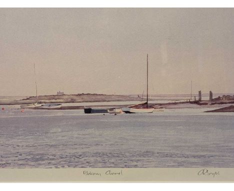 Godfrey Sayers (British, b.1942-) two signed giclee prints, to include: Blakeney Channel, numbered 143/300, 24 x 35cm; and Bl