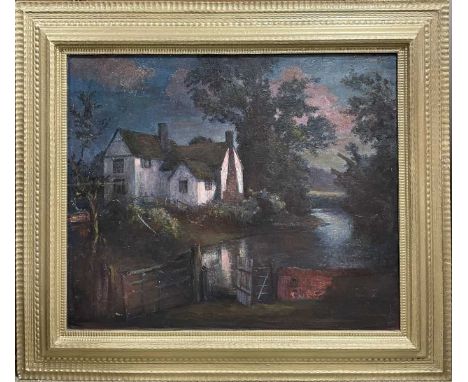 § Harry Maude Jonas (British, 1893–1990) "Lot's Cottage Today"signed 'H Jonas' (upper right), titled verso 'Lot's Cottage Tod