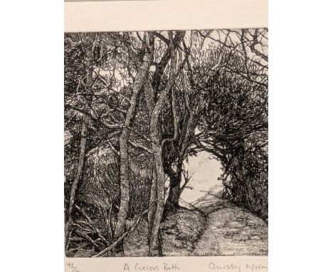 Chrissy Norman (Modern Contemporary) A Curious Pathsigned 'Chrissy Norman' (lower right)etching - numbered edition 42/7019 x 