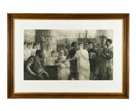 After Edwin Longsden Long Diana or Christ? "Let Her Cast the Incense,... But One Grain and She is Free",photogravure publishe