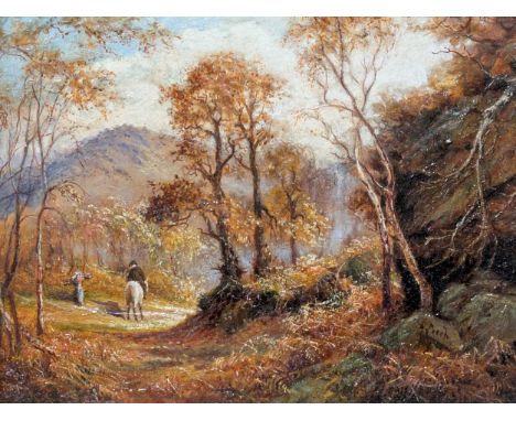 H. Peech (20th Century) The woodland traveller signed lower rightoil on board24.5 x 32cmhoused in a modern gilt frame, styled