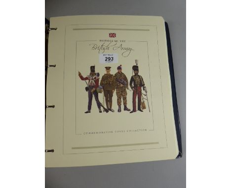 A Westminster Ring Binder Stanp Album Containing 25 Pages First Day Covers and Medallic Coin Covers, History of The British A