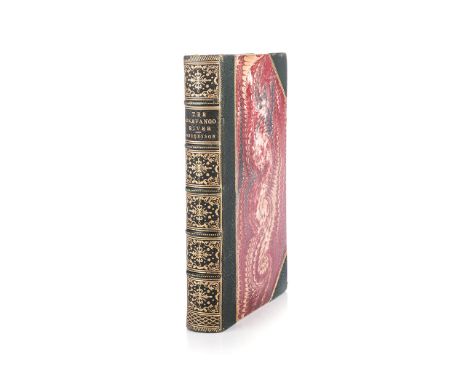  London: Hurst and Blackett, 1861 FIRST EDITION, 8vo, xxi + 364 pp, half green morocco, marbled boards, text block edges and 