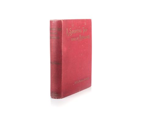  London: Rowland Ward, 1902 FIRST EDITION, SIGNED, 8vo, xxiii + 531 + 12 pp, original red cloth with gilt decoration, back bo