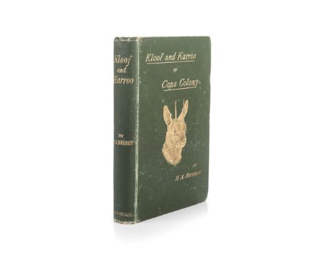  FIRST EDITION, 8vo, xiii + 435 pp, 17 illustrations, original green cloth with gilt decoration on front board and gilt title