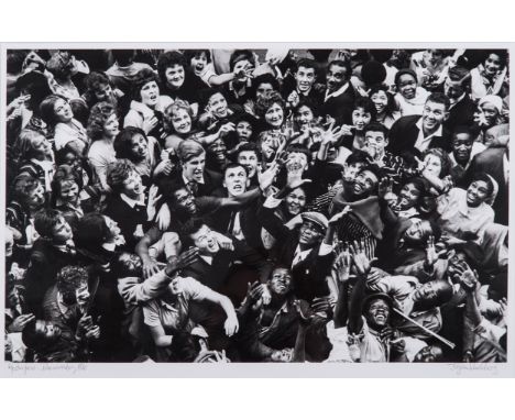 signed, dated and inscribed with the title in pen in the margin silver gelatin print plate size: 29 by 46cm