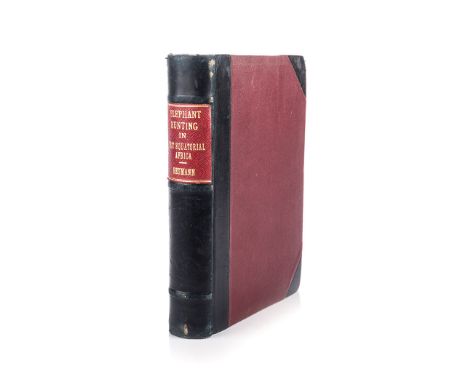 London: Rowland Ward, 1898 FIRST EDITION, 8vo, xix + 455 + [viii] ad pp, half bound in black leather, shelf wear on spine, or