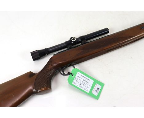 An Original model 50B .22 Cal. air rifle N.V.S.N. fitted with weaver D4 telescopic sight circa 1957/1962 NB As a post 1939 ai