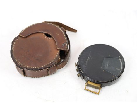 A cased military clinometer by Short & Mason Ltd. London 1902`
