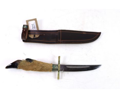 A vintage German "Deer Hoof" grip knife by Jowika Solingen