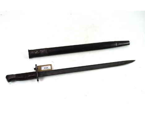 A U.S.A. Remington model P17 bayonet and scabbard