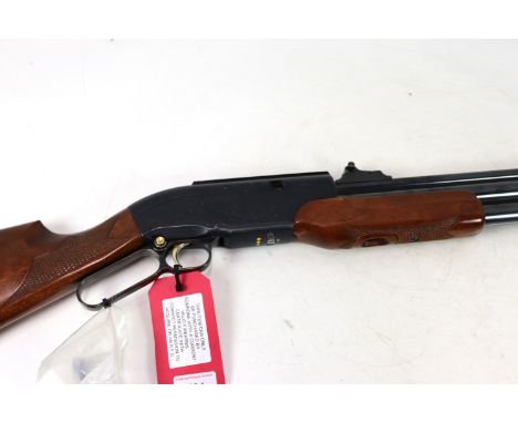 A Shin Sung .25 Cal. F.A.C. rated air rifle, model Career II 707 with sound moderator, Ser. No. 640062 NB This item can only 