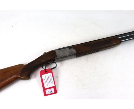 A Lames 12 bore B.L.E. O/U Ser. No. 28793, 28" barrels choked improved &frac12;, 70mm chambers and single selective trigger N