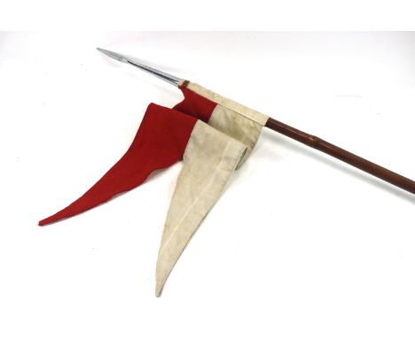 A British model lance with pennant