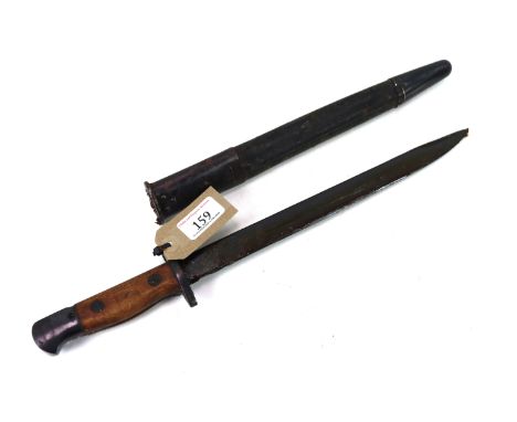 An India model MkII Star bayonet with scabbard (still in grease)