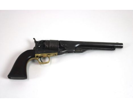 A Colt model 1860 Army .44 Cal. six shot revolver with 8" barrel marked address Col Sam'l Colt New York U.S. America. All mat