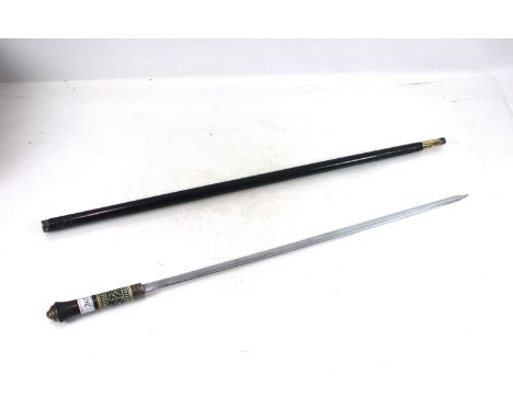 An Anglo Indian sword stick