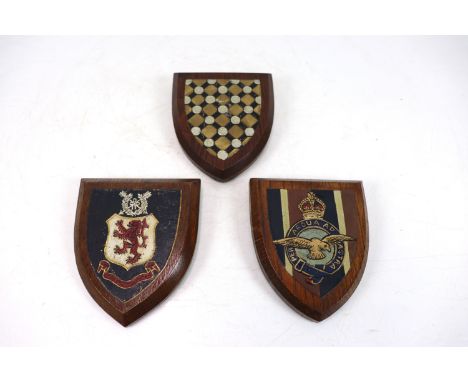 A vintage RAF plaque with two others 