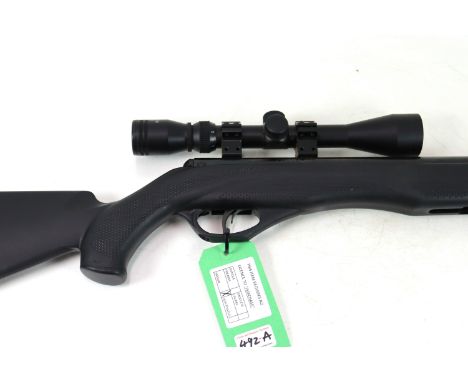 A Crosman Phantom .22Cal break barrel air rifle with Tasco 3-9 x 40 scope. In overall excellent condition. NB As a post 1939 