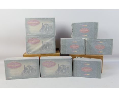 Corgi - Eight, ex shop stock, Corgi 'Vintage Glory of Steam' diecast models in two trade boxes. Lot consists of a box of four