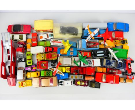Matchbox - Majorette - Corgi - Others - An unboxed group of playworn diecasts in several scales, including Corgi Renault 5; M
