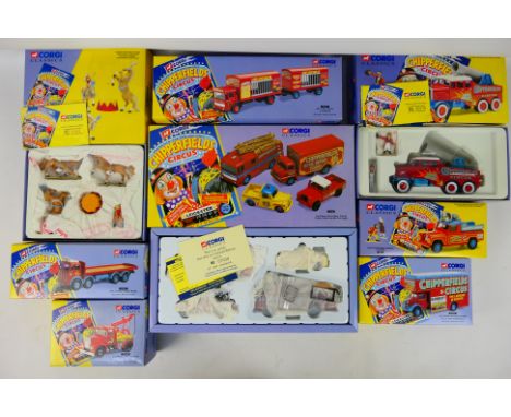 Corgi Classics - A collection of seven boxed ex-shop stock Limited Edition diecast vehicles plus a box of accessories from th