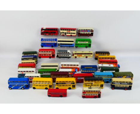 Corgi - Corgi Original Omnibus - A group of over 30 unboxed Corgi diecast model buses in various scales from various Corgi ra
