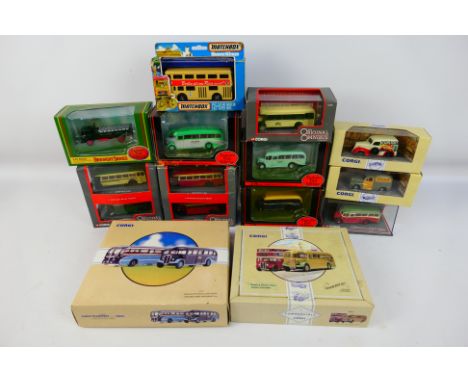 Corgi - EFE - Matchbox - A boxed collection of 13 diecast model vehicles & sets in various scales. Lot includes EFE #24103 Be