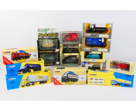 Corgi - Vitesse - Other - 15 boxed diecast model vehicles in a variety of scales. Lot includes Corgi 'Fighting Machines'; CS9