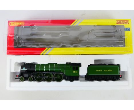 Hornby - A boxed OO gauge DCC Ready locomotive named Tornado number 60163 in BR green # R3060. The model appears Near Mint wi