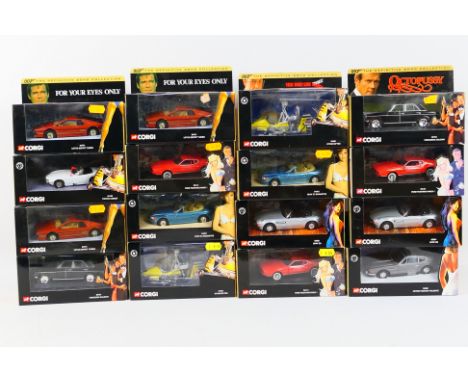 Corgi - 16 boxed ex-shop stock diecast model vehicles from the Corgi series 'James Bond 007 The Definitive Collection'. Lot i