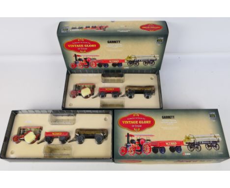 Corgi -Two boxed ex-shop stock, Limited Edition Corgi #80305 'Vintage Glory of Steam' Garret 4CD Road Tractor, Trailers & Log