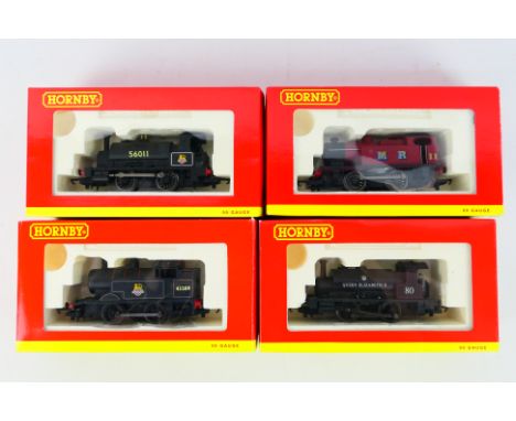 Hornby - 4 x boxed OO gauge Collector Club tank engines including Class 0F Queen Elizabeth II # R2597, Midland 0-4-0 # R3069 
