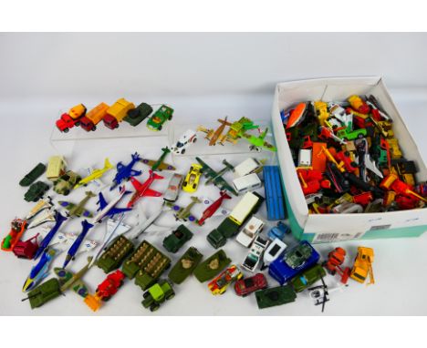 Matchbox - Corgi Juniors - Maisto -Others. A large unboxed playworn collection of diecast model vehicles in several scales, i