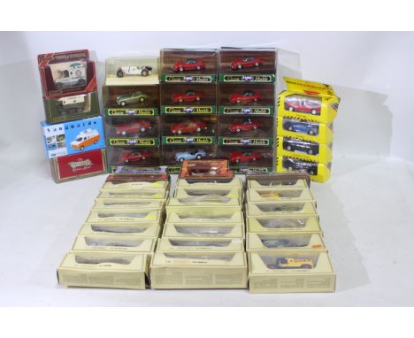 Matchbox - Solido - Vanguards - 46 x boxed models including Transit Police van # VA06602, Mercedes SSKL # 4004, Talbot van # 