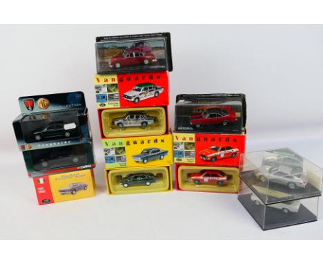 Corgi - Vanguards - Atlas - Vitesse - 10 x cars in 1:43 scale including Triumph Dolomite Sprint # VA05303, Jaguar XJR # VA091