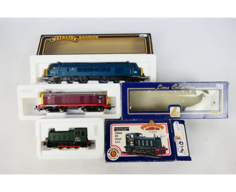 Bachmann Branchline - Lima - Mainline - Three boxed OO gauge diesel locomotives. Lot consists of Bachmann Branchline 31-350 C