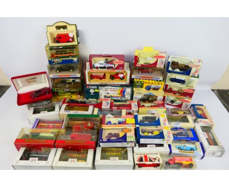 Lledo - Corgi - Matchbox Dinky - EFE - Others A boxed collection of over 40 diecast model vehicles in several scales. Lot inc