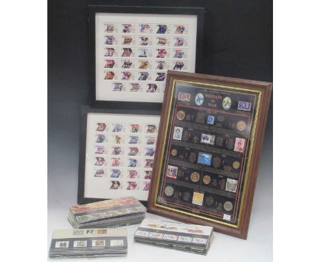 Stamps, a large collection of modern stamps. Gibraltar interest and to include Orchids, Autumn, It's Magic, Commonwealth 1983