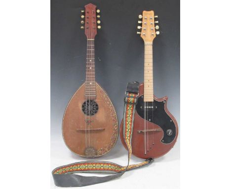 An electric mandolin by Errington and another traditional mandolin (2)
