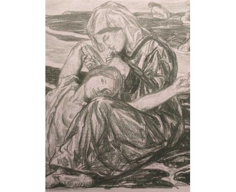 Charles Haslewood Shannon RA (British. 1863-1937) The Ebb Tide - c.1917Signed and numbered in pencil 'no.86',Lithograph (in g