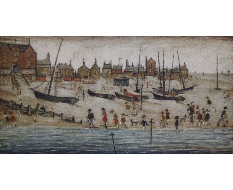 § Lawrence Stephen Lowry (1887-1976) Two offset lithographs printed in colours, Deal Beach; Deal Sketch 1973, each on wove, t
