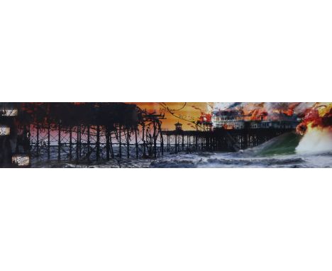 20th century School, print 'Low Pressure, Highly Flammable' 23 x 111cm.