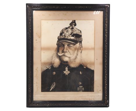 Rowland Midgley (late 19th / early 20th Century)A monochrome portrait of Wilhelm Friedrich Ludwig, King of Prussia and later 