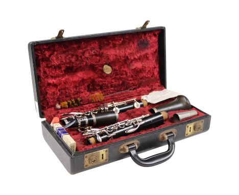 A Boosey &amp; Hawkes "77" clarinet, cased