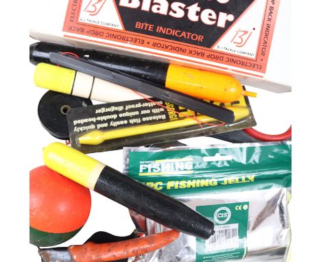 A fishing tackle box together with a quantity of tackle