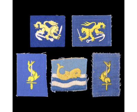 Royal Engineers 1st, 2nd and 3rd Port Task Force formation signs