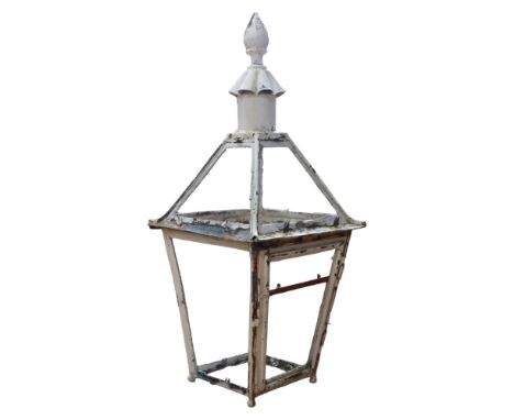  A large late 19th / early 20th Century street lamp / lantern, height 97 cm