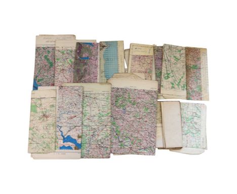 A 1944 Geographical Section, General Staff, map of Dingden, Germany, printed on the reverse of a 1941 Wehrmacht invasion map 